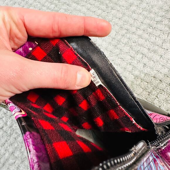 ALEGRIA Paisley Floral Waterproof Colorful Purple Clog Comfort Ankle Boot Nursin - Picture 8 of 8